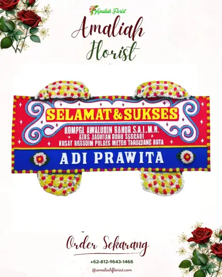 Papan Bunga Ucapan Selamat Tribudi Syukur